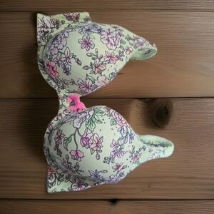 ☕️VINTAGE VICTORIA'S SECRET RHINESTONE LINED PERFECT COVERAGE UNDERWIRE BRA